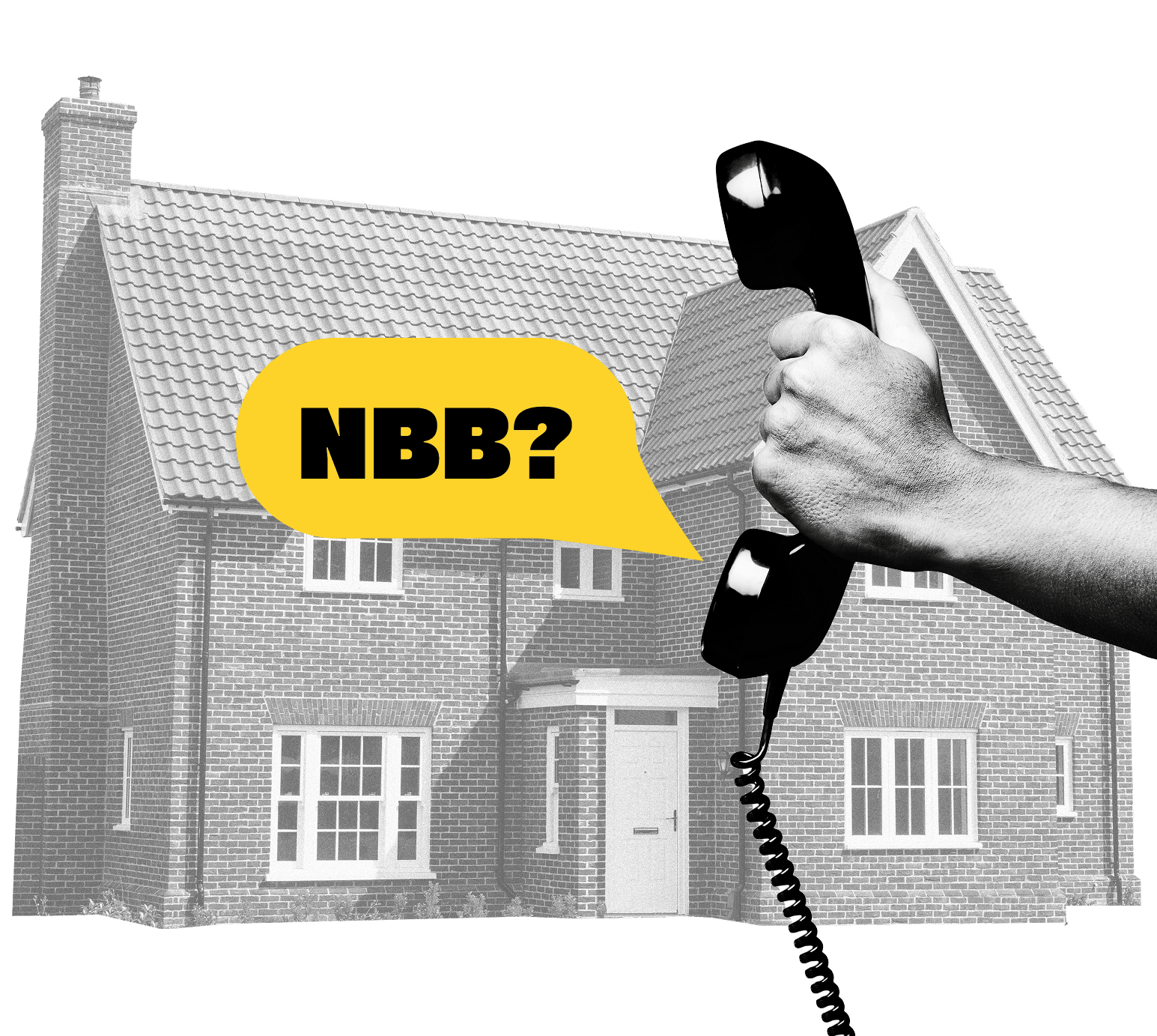 House with phone asking about New Build Boost