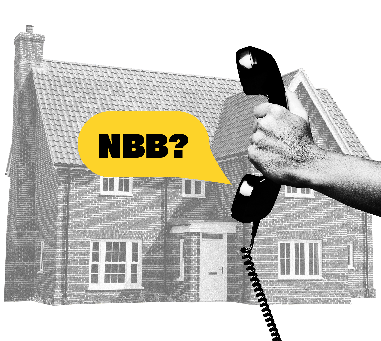 House with phone asking about New Build Boost